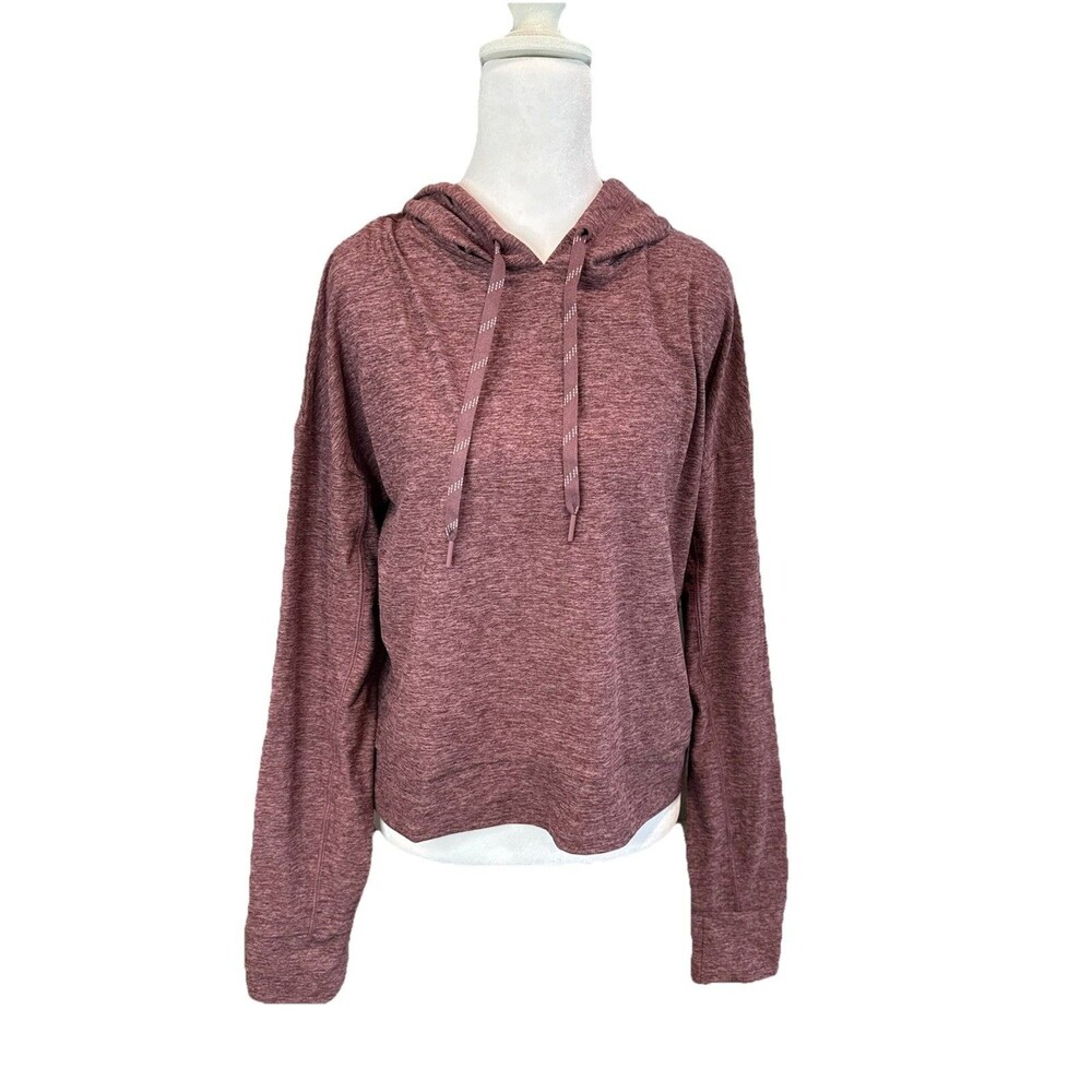 FLX Hoodie Size S Red Long Sleeve Drawstring Popover Stretch Women's NWT